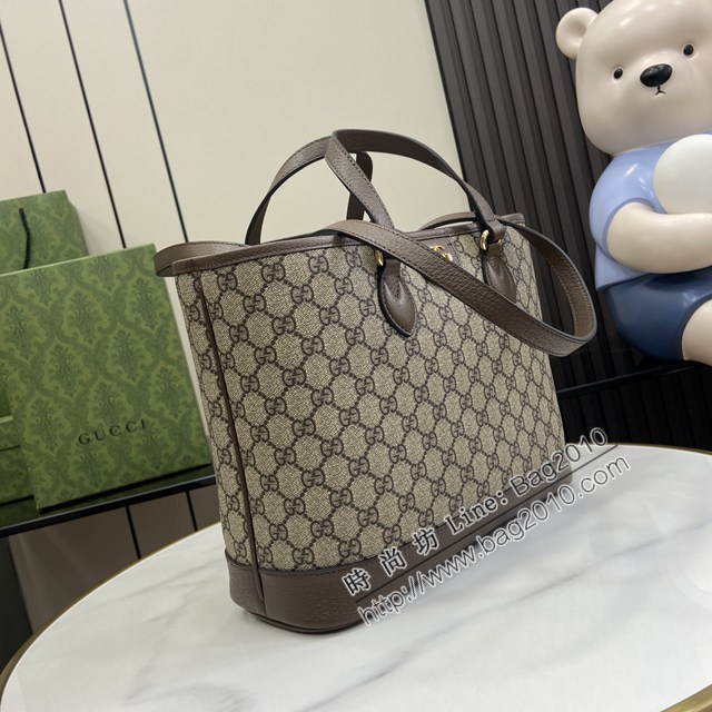 Gucci專櫃古馳最新款Ophidia系列GG迷你托特包手提包 jh2512型號：765043